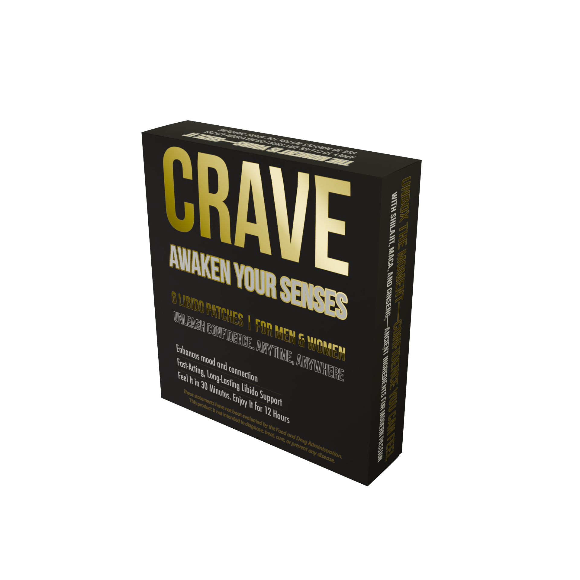 CRAVE six-patch retail box
